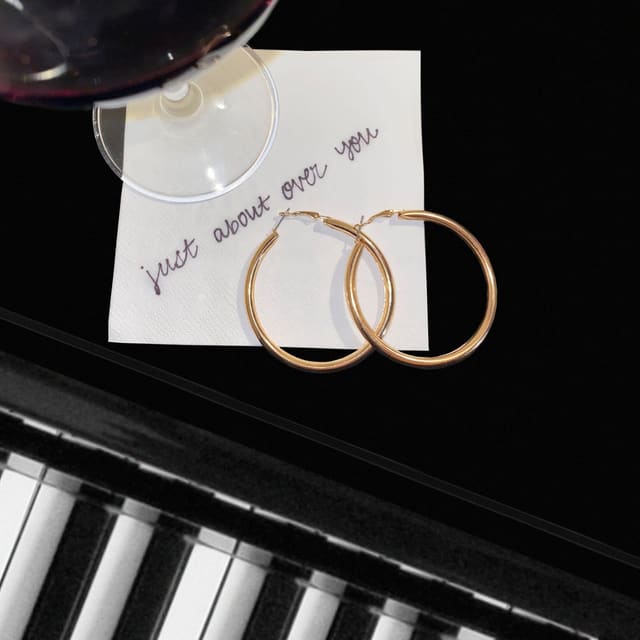 Cover art for Priscilla Block — Just About Over You (Acoustic Version) — credits: Production, Engineering, Mixing.